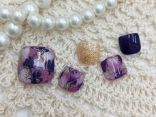 アンティム(Intime)/FOOTパープルニュアンスネイル