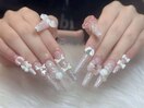 ネイルチップ　長さだし