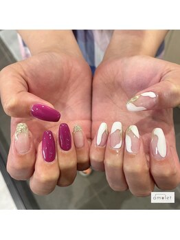 アミュレット 金剛店(amulet)/個性ニュアンスネイル