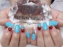 シーシーナナ ネイルサロン(CC NaNa Nail Salon)/夏ネイルハートネイル