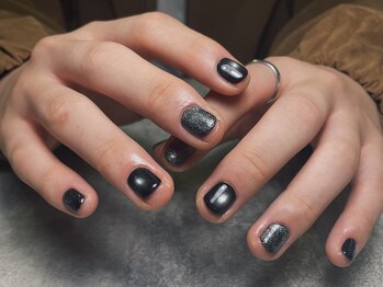 オムネイル 渋谷(HOMME NAIL)/マグネットネイル ¥6.600