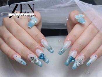 ゼン ネイル デザイン 池袋(ZEN NAIL DESIGN)/長さだしやり放題×つけ放題