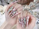 ロングネイルスティレットネイル