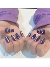 アトリエ ペーニクルス(Atelier Peniculus.)/ラインストーンネイル