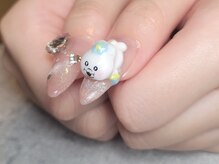 エムユーファイブネイル(MU5-nail)/【スカルプ】３Dキャラネイル