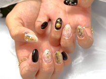 ボタネイル 近鉄八尾駅前店(BOTA NAIL)/冬ネイル/クリスマス/ビジュー