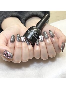 ホワイトネイル 名駅店(WHITE NAIL)/定額ネイル/リボンパーツ