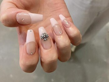 クロムピンクフレンチ¥6500~