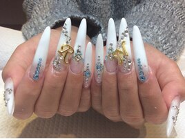 ～ホワイトグラデネイル～