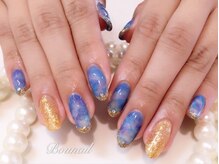 ボネール(nail ＆ eyelash Bounail)/夏のタイダイネイル