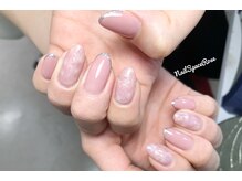 ネイルスペース ロゼ/マーブルネイル♪