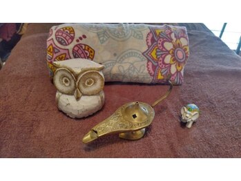 リラックスジュリー/魔法のランプ、白フクロウ