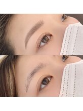 エリィ(airy)/パーマ＋アイブロウwax