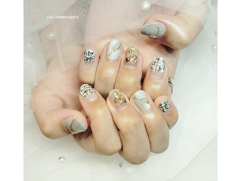 韓国ビジューネイル♪