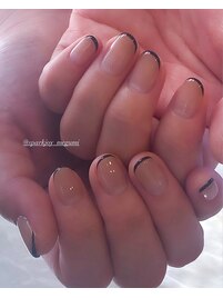 french gel nail