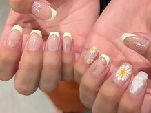 ラバーズ 福岡三越店(LOVERS)/Koguchi/ぷっくりデイジーアート