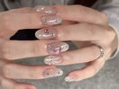 ツヤツヤオーロラネイル