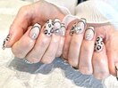 レオパードネイル/マットネイル