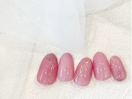 ピンクネイル/ニュアンスアート