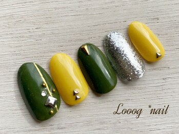 ローグ(Looog)/カーキ×イエロー