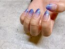 ラメグラデーションネイル