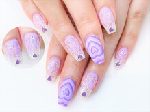 ネイルコレクション ピンク(Nail Collection Pink)/ジェル放題★炎・ハート・プッチ