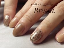 ブラウン(Brown.)/3色ネイル
