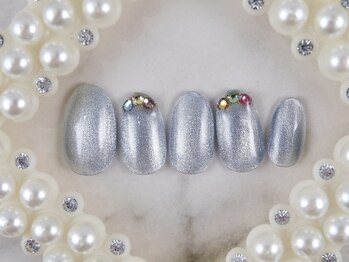 ショコ アンド ラム(Syoko&Lum)/☆ビジューマグネットネイル☆