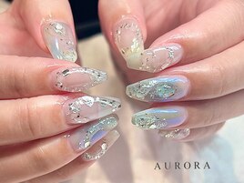 ニュアンス　ミラー　銀箔