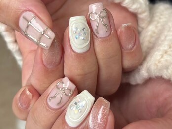ネイルメゾン 天神店(NAIL MAISON)の写真/【￥7550 スプリングコース】春らしい可愛いデザインを集めました☆［天神/パラジェル]