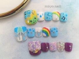 フット★梅雨ネイル★定額¥10450