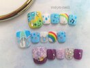 フット★梅雨ネイル★定額¥10450