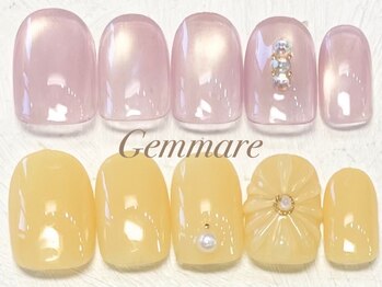 ジェンマーレ 青葉台店(Gemmare)の写真/爪の形や長さに合わせた施術で、指先が綺麗に見える♪初めての方に◎オフ無料・プチデザインコース/¥6,950