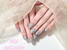 シンプルネイル　ジェルネイル
