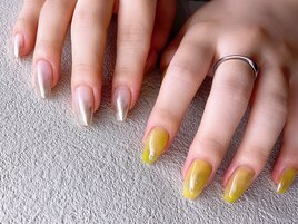 アシメミラーグラデネイル