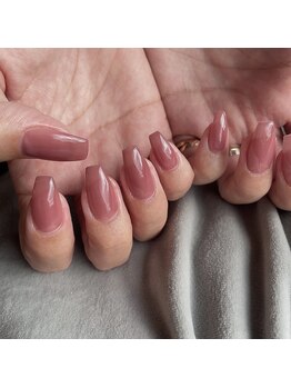 リエム(liem__.)/くすみカラー/ワンカラーネイル