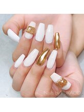 リグネイルスタジオ(Lig nail studio)/サマーホワイトネイル