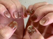 ニコルネイル(nicole nail)/リボンマグネットネイル