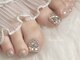 ルブリー(roovely)の写真/夏の足元をネイルで彩る♪【Foot持ち込み¥11600】初回オフ無料☆角質ケアも大人気！