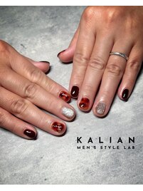 べっ甲ネイル◇フルアート