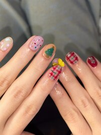 クリスマスネイル