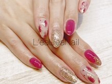 レアレアネイル(Lealeanail)/【パラジェル】レオパードネイル