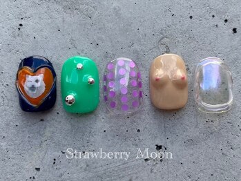 サロンストロベリームーン(Salon Strawberry Moon)/ちぐはぐ¥8500 ※KEITO担当