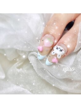 リンドネイル バイ モカ アンド ララ(Lind nail by moca and LaLa)/ちいかわネイル