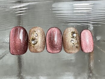 ナネア カラー(nanea color)/大人マグネットネイル　9000円