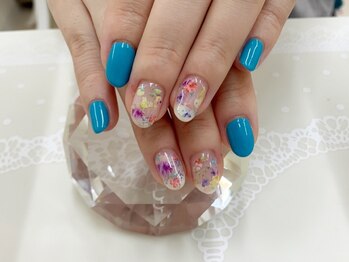 プルミエ ネイル(Premier Nail)/定額デザイン☆ターコイズ