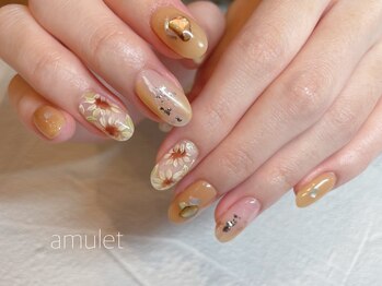 ひまわりネイル