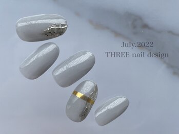 スリー(THREE)/July.2022/nail design
