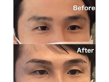 スター 新宿 新宿御苑(★STAR)/施術例　新宿メンズ眉毛