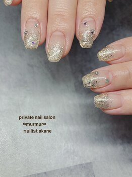 プライベート ネイルサロン マーマ(murmur)/ラメグラデーション